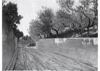 Strada in collina Strada in collina
